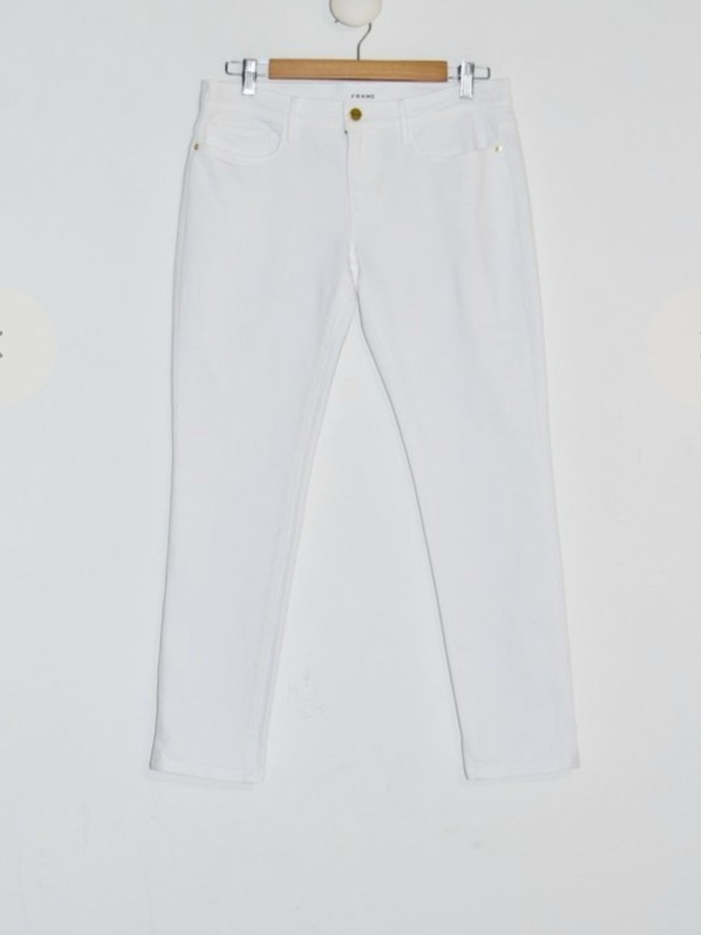 Frame white Le Garçon denim jeans 26